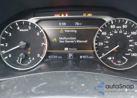 2022 Nissan Altima Sv Fwd z USA, uszkodzony, nr VIN 1N4BL4DV0NN375075